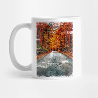 Autumn Vibes In Hungarian Forest Mug